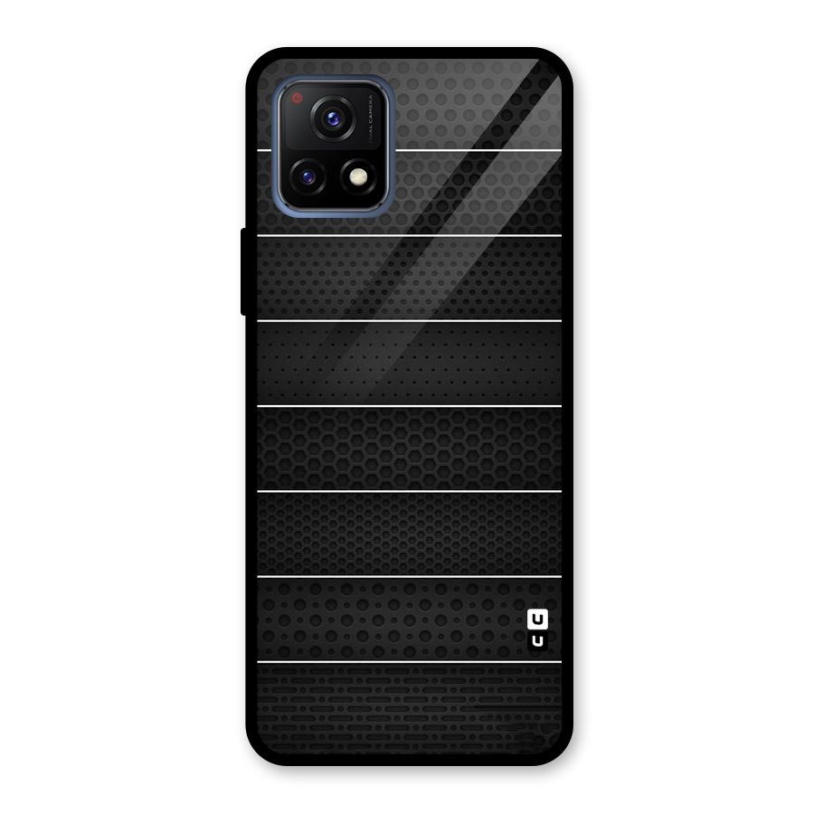 Concrete Stripes Glass Back Case for Vivo Y72 5G