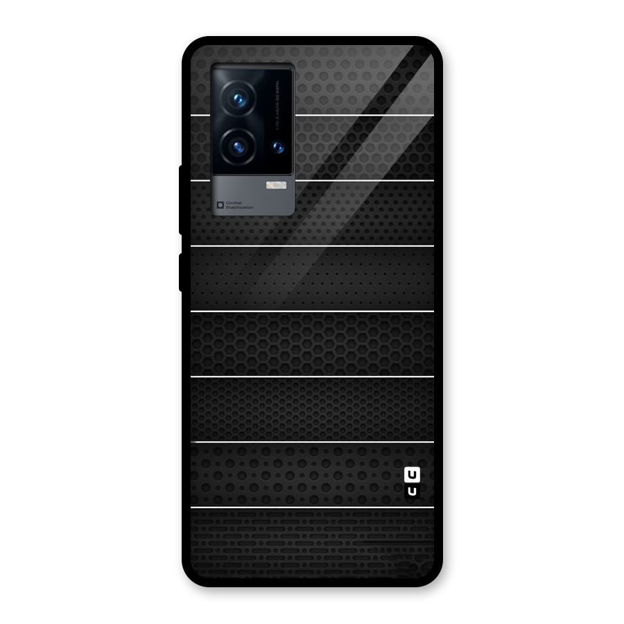 Concrete Stripes Glass Back Case for iQOO 9 5G