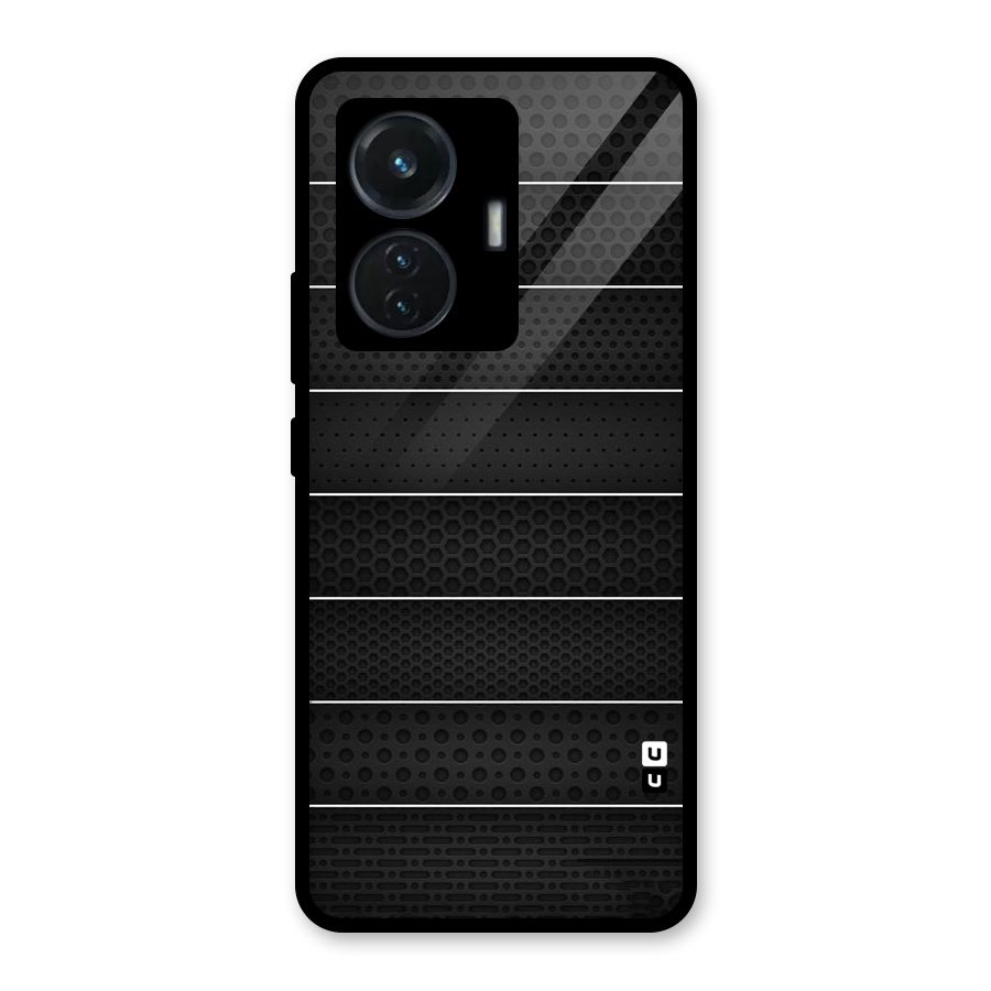 Concrete Stripes Glass Back Case for iQOO Z6 44W