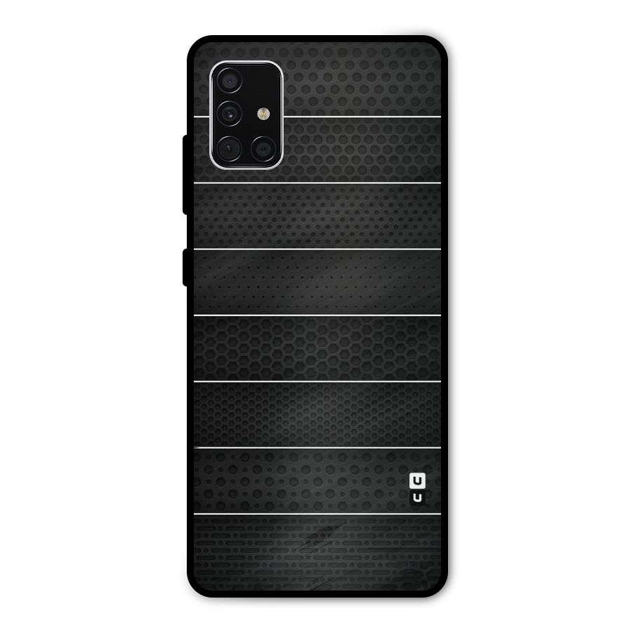 Concrete Stripes Metal Back Case for Galaxy A51