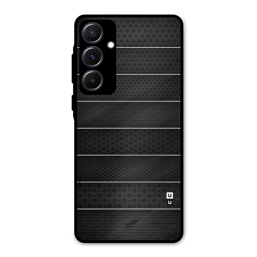 Concrete Stripes Metal Back Case for Galaxy A55