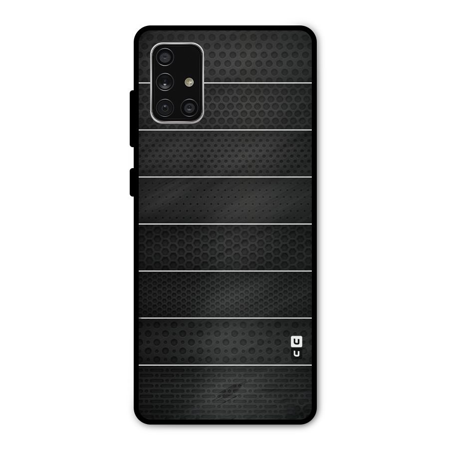 Concrete Stripes Metal Back Case for Galaxy A71