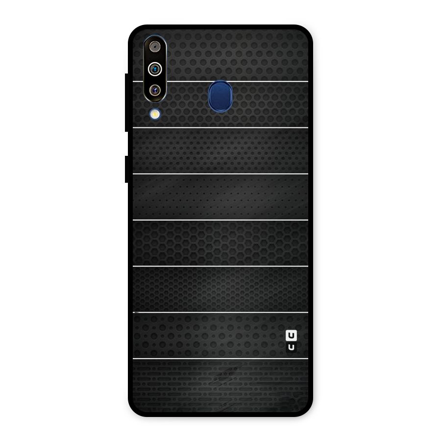 Concrete Stripes Metal Back Case for Galaxy M30