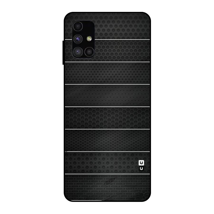 Concrete Stripes Metal Back Case for Galaxy M51