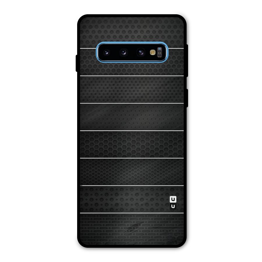 Concrete Stripes Metal Back Case for Galaxy S10