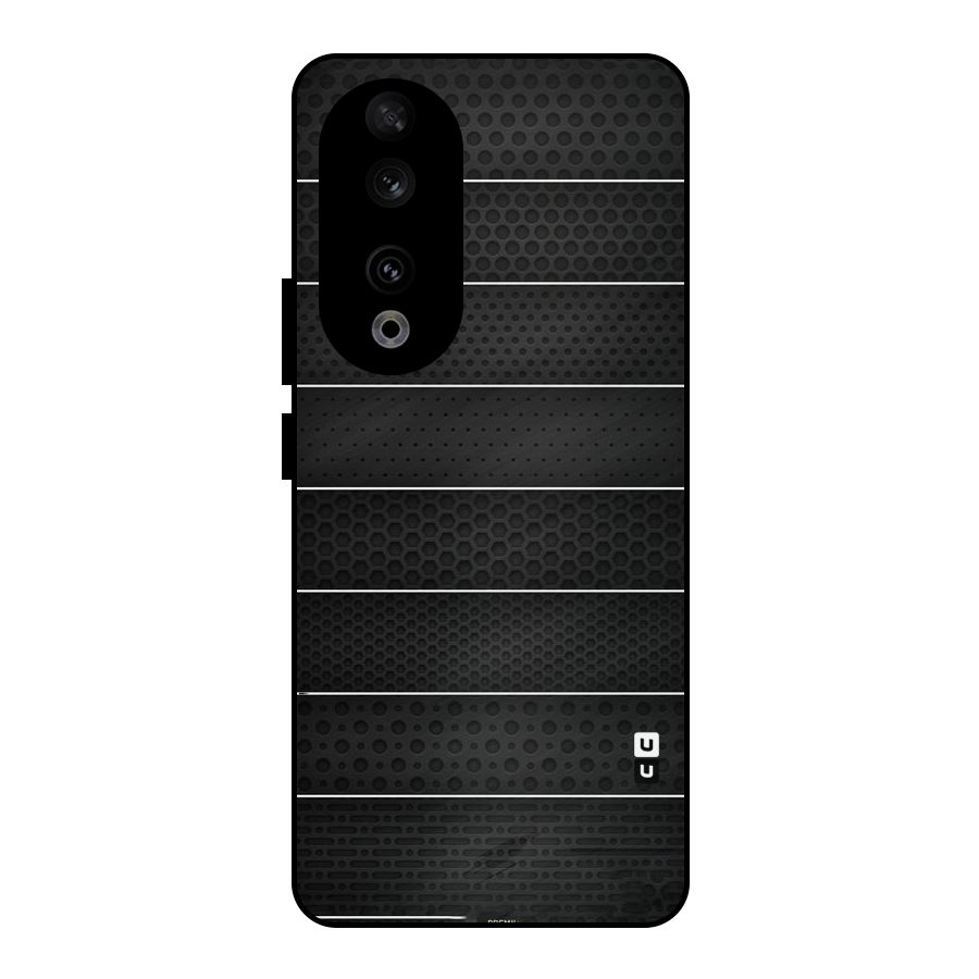 Concrete Stripes Metal Back Case for Honor 90