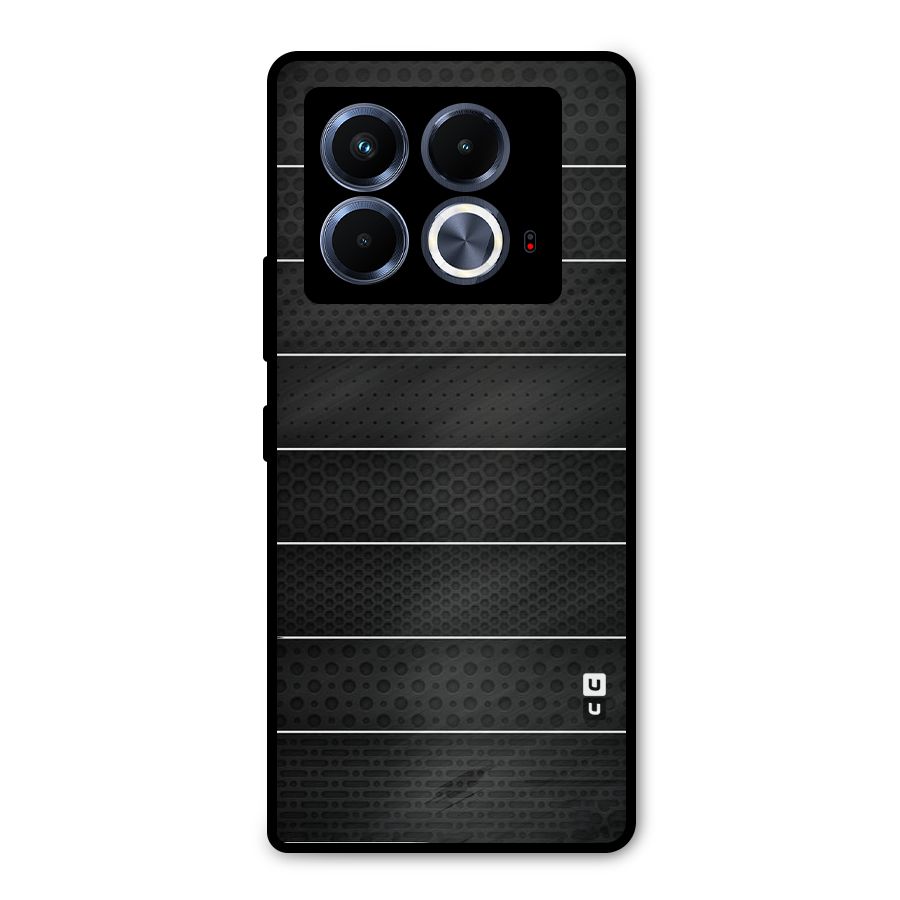 Concrete Stripes Metal Back Case for Infinix Note 40 5G