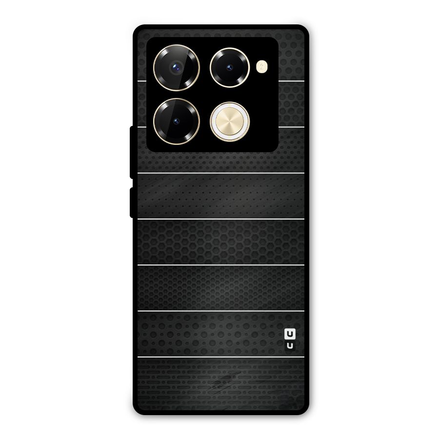 Concrete Stripes Metal Back Case for Infinix Note 40 Pro