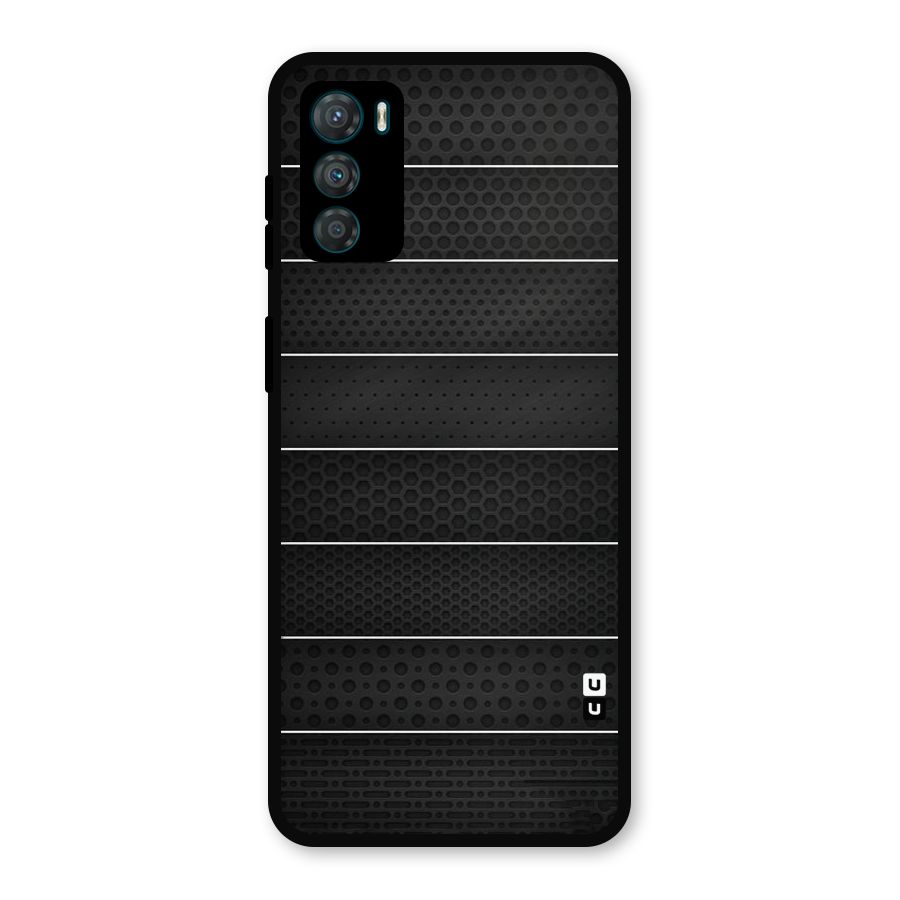 Concrete Stripes Metal Back Case for Moto G42