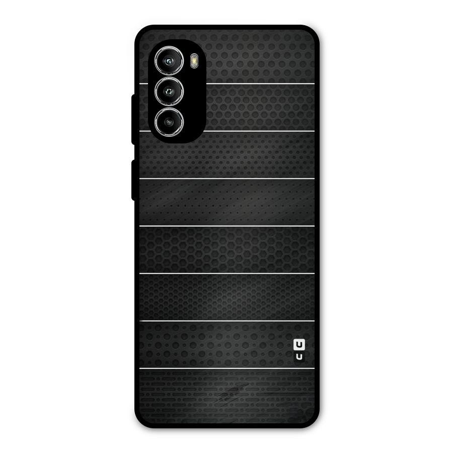 Concrete Stripes Metal Back Case for Moto G52