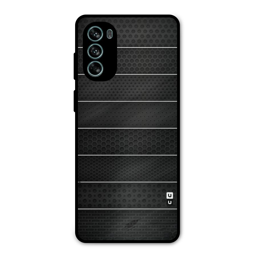 Concrete Stripes Metal Back Case for Moto G62