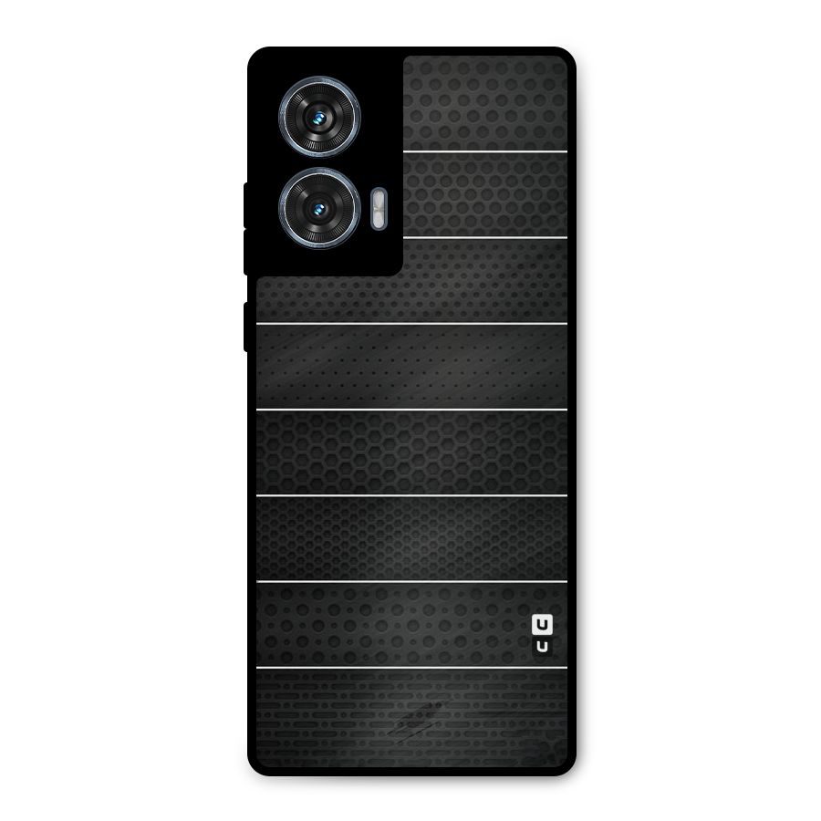 Concrete Stripes Metal Back Case for Motorola Edge 50 Fusion