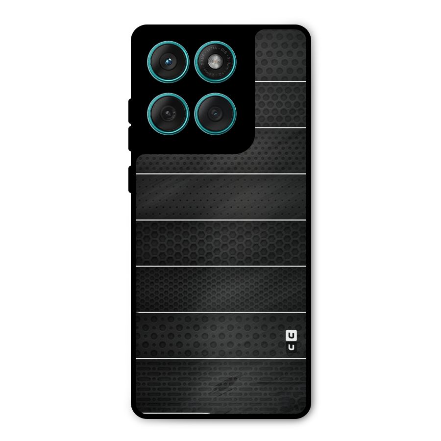 Concrete Stripes Metal Back Case for Motorola Edge 60