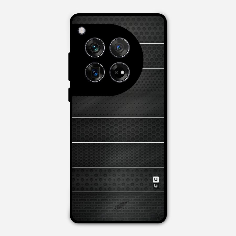 Concrete Stripes Metal Back Case for OnePlus 12