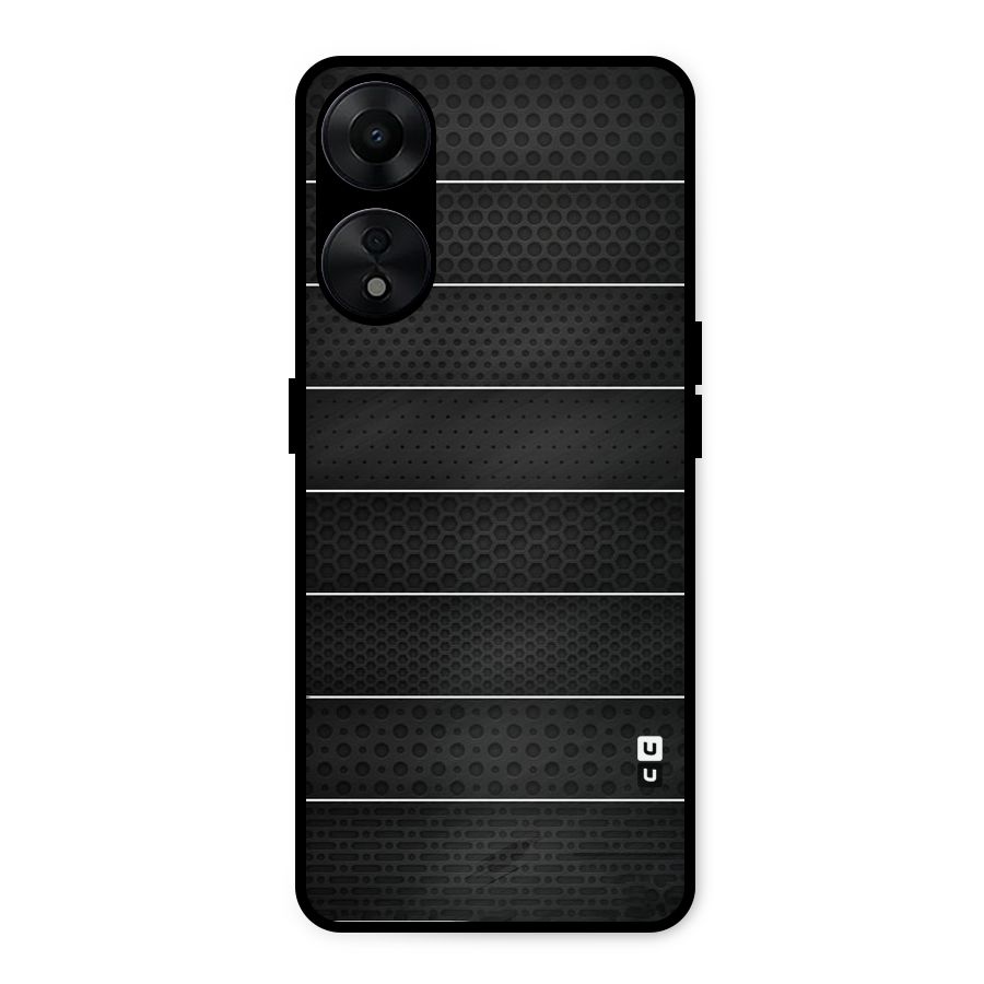 Concrete Stripes Metal Back Case for Oppo A78 5G