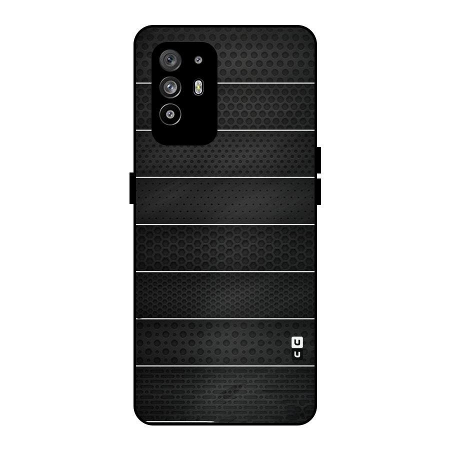 Concrete Stripes Metal Back Case for Oppo F19 Pro Plus 5G