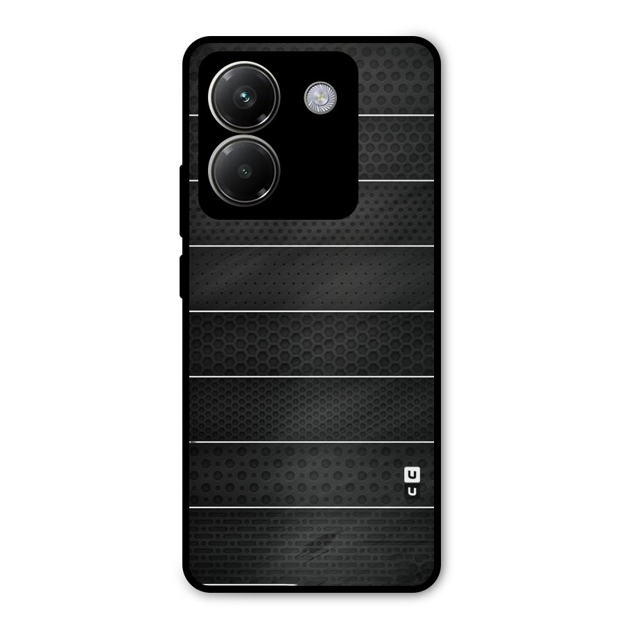 Concrete Stripes Metal Back Case for Poco M7 Pro 5G