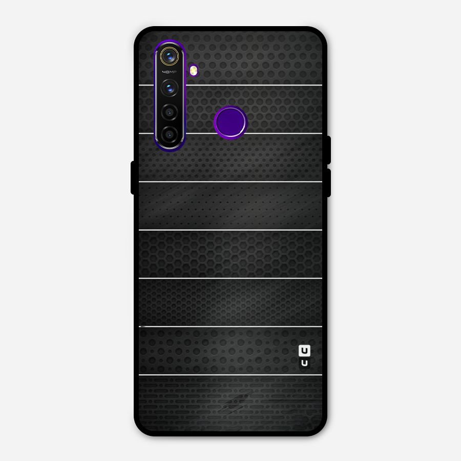 Concrete Stripes Metal Back Case for Realme 5 Pro