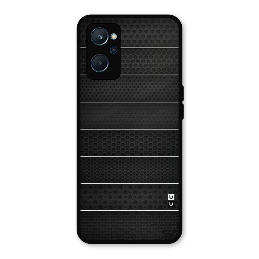 Concrete Stripes Metal Back Case for Realme 9i