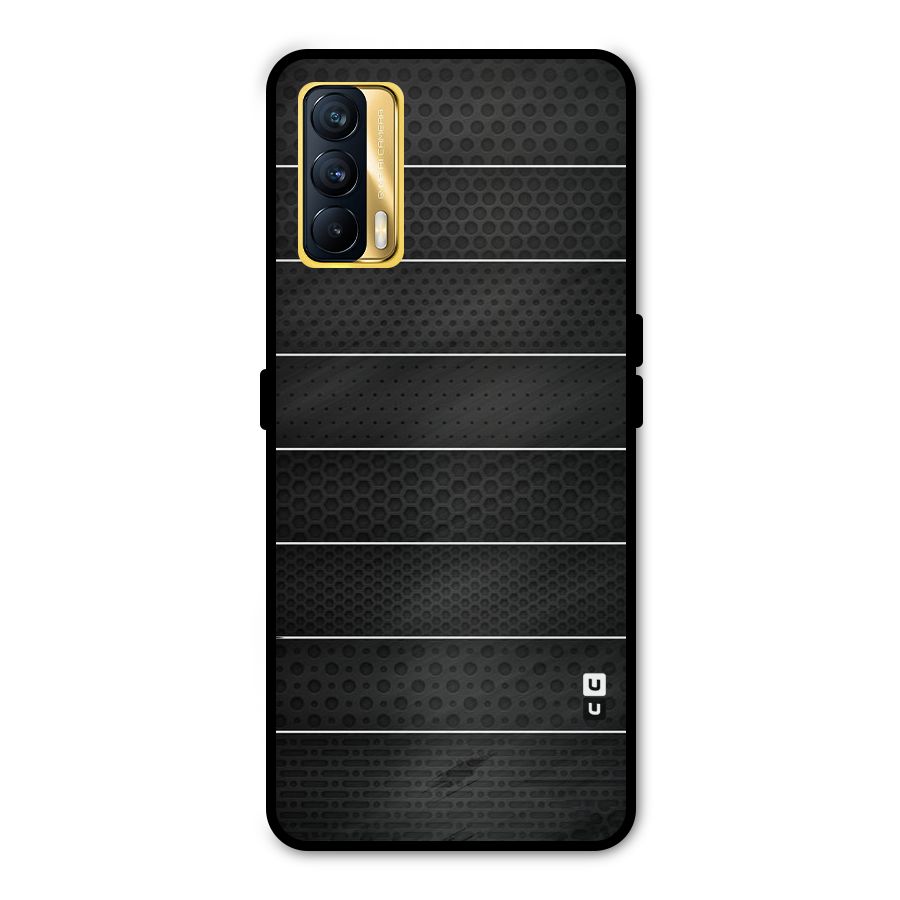 Concrete Stripes Metal Back Case for Realme X7