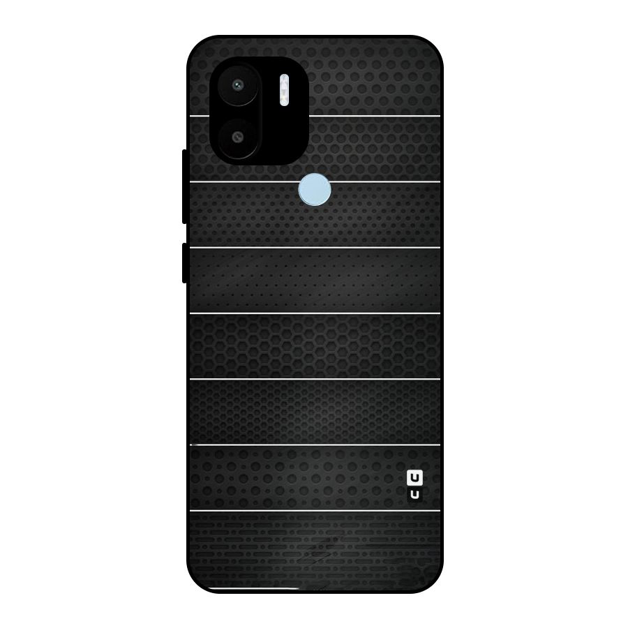 Concrete Stripes Metal Back Case for Redmi A2+