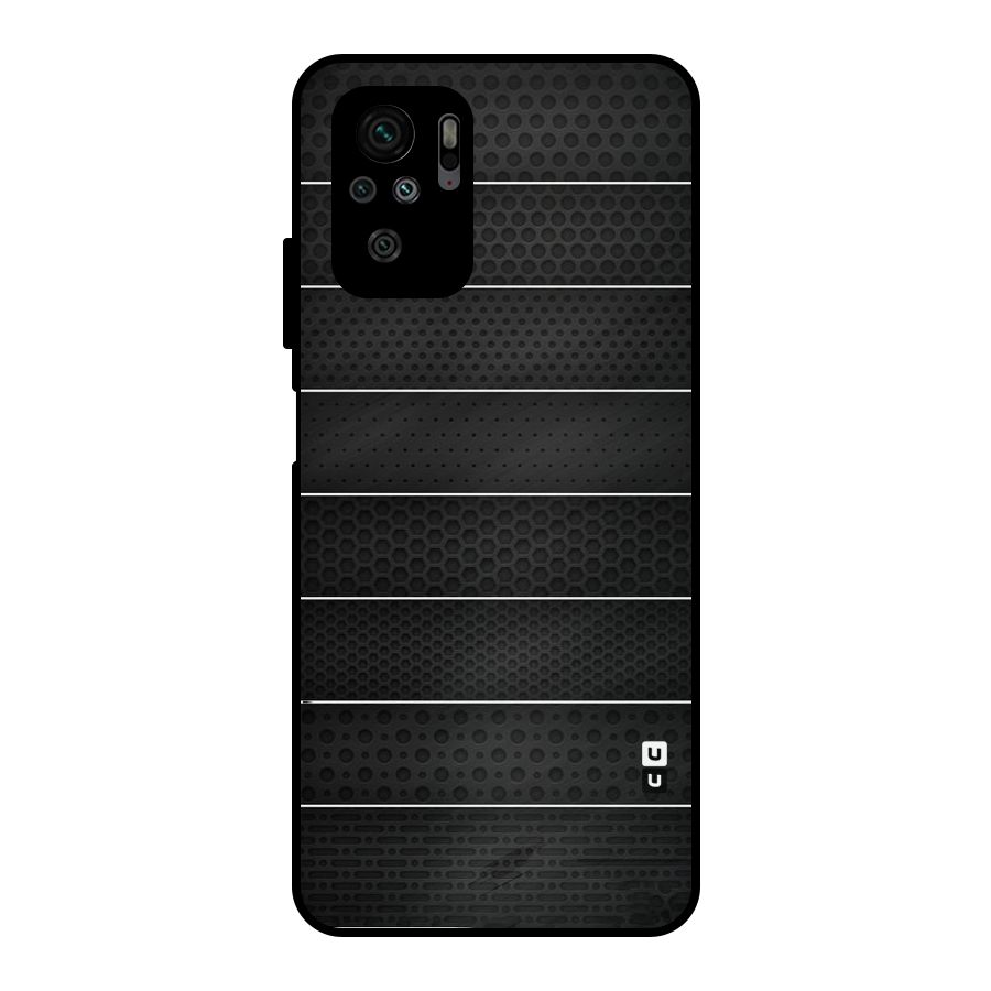 Concrete Stripes Metal Back Case for Redmi Note 10S