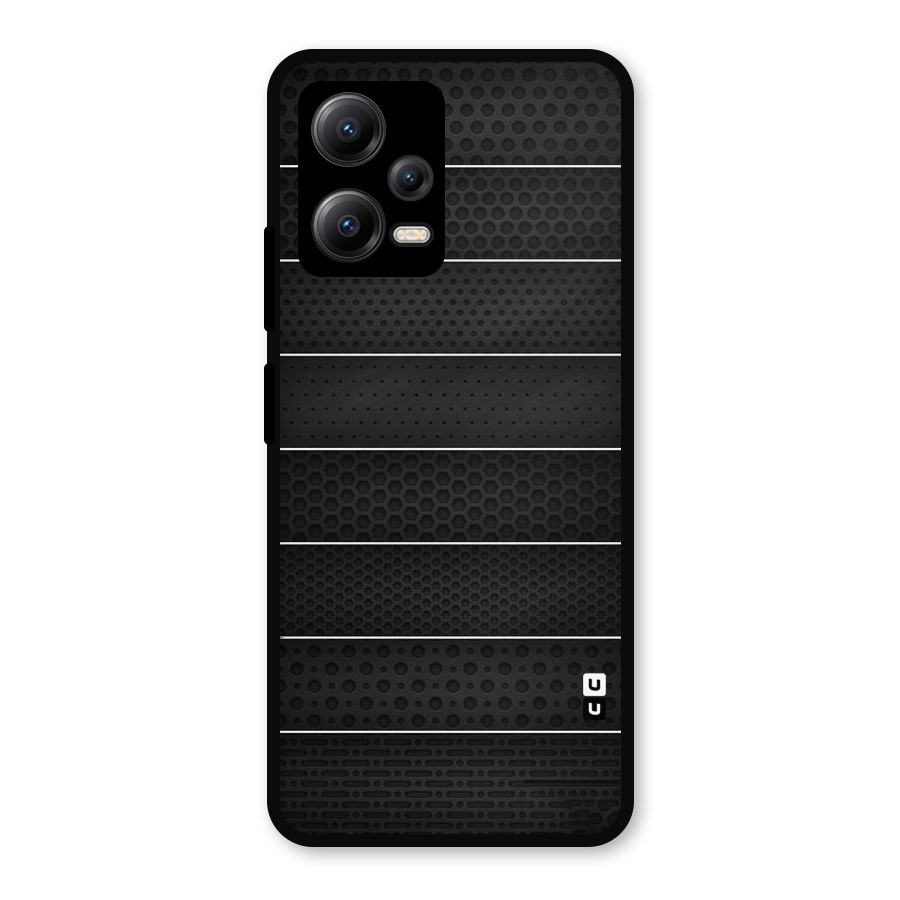 Concrete Stripes Metal Back Case for Redmi Note 12 5G