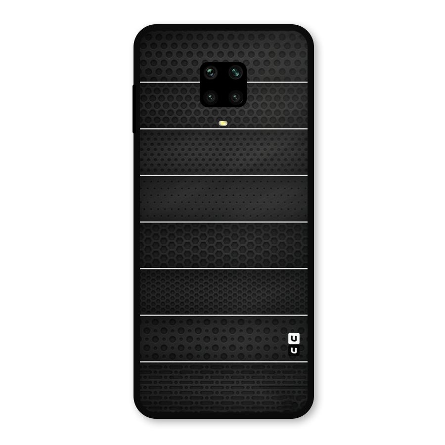 Concrete Stripes Metal Back Case for Redmi Note 9 Pro Max