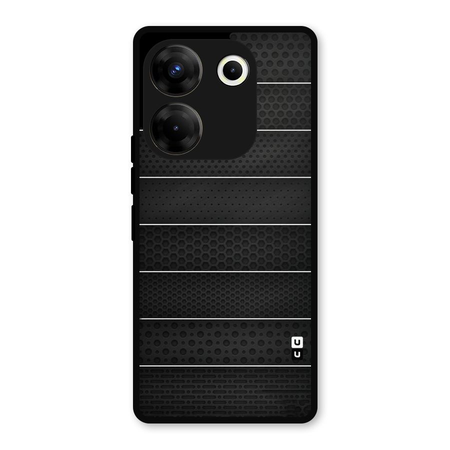 Concrete Stripes Metal Back Case for Tecno Camon 20