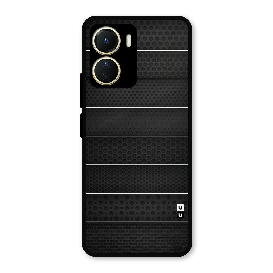 Concrete Stripes Metal Back Case for Vivo T2x