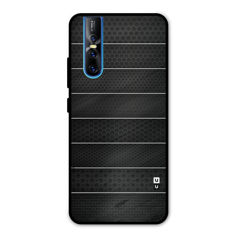 Concrete Stripes Metal Back Case for Vivo V15 Pro