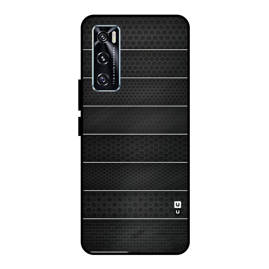 Concrete Stripes Metal Back Case for Vivo V20 SE