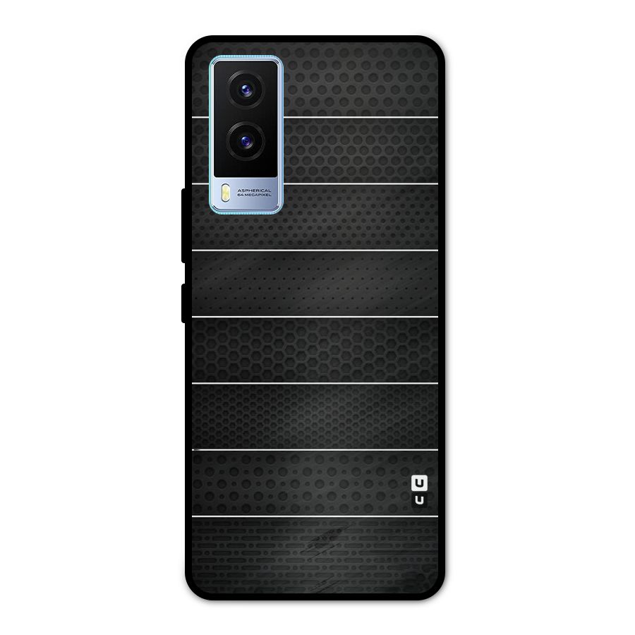 Concrete Stripes Metal Back Case for Vivo V21e 5G