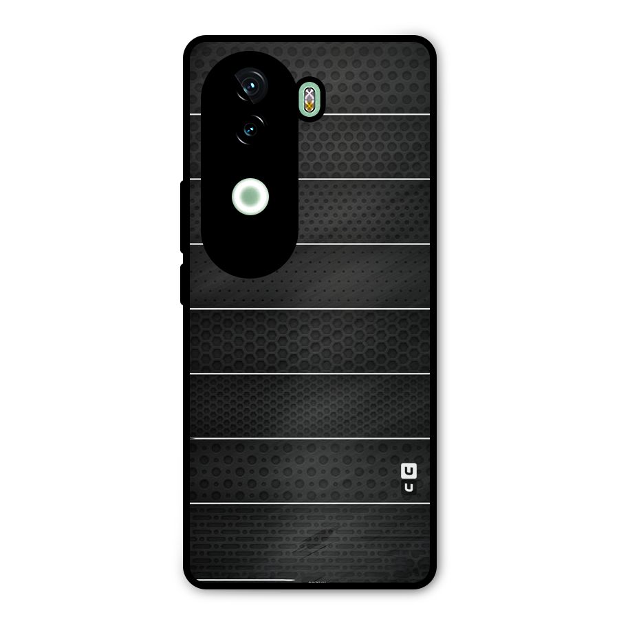 Concrete Stripes Metal Back Case for Vivo V40e