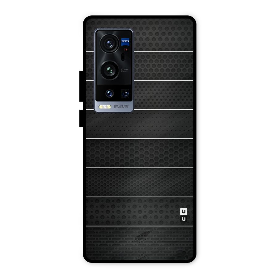 Concrete Stripes Metal Back Case for Vivo X60 Pro Plus