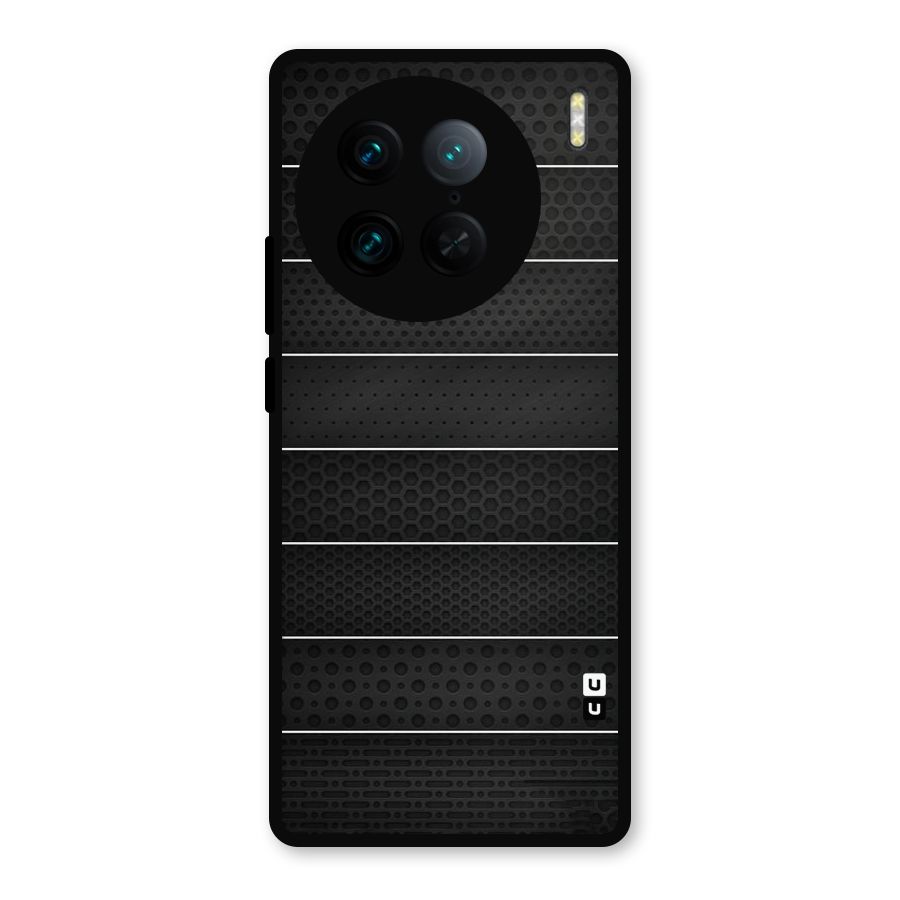 Concrete Stripes Metal Back Case for Vivo X90 Pro