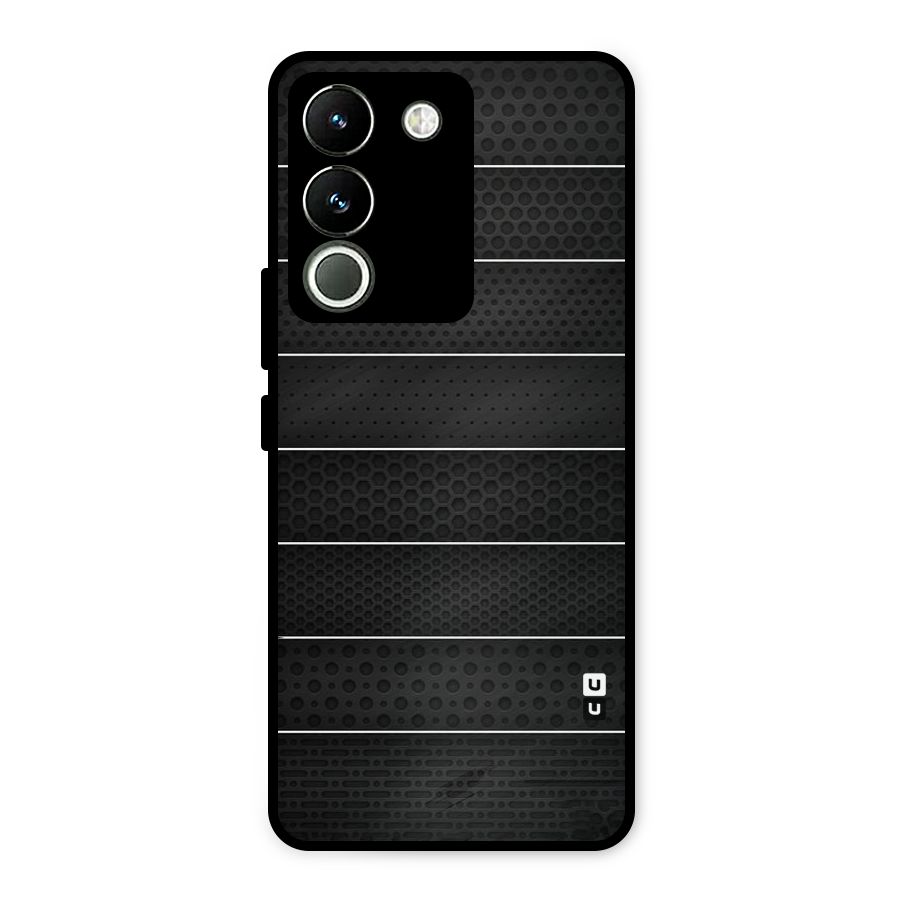 Concrete Stripes Metal Back Case for Vivo Y200