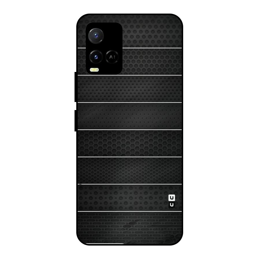 Concrete Stripes Metal Back Case for Vivo Y21