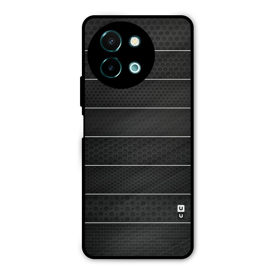 Concrete Stripes Metal Back Case for Vivo Y58