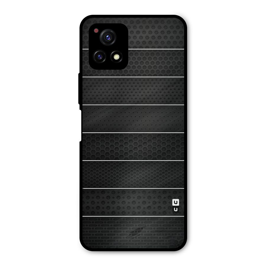 Concrete Stripes Metal Back Case for Vivo Y72 5G