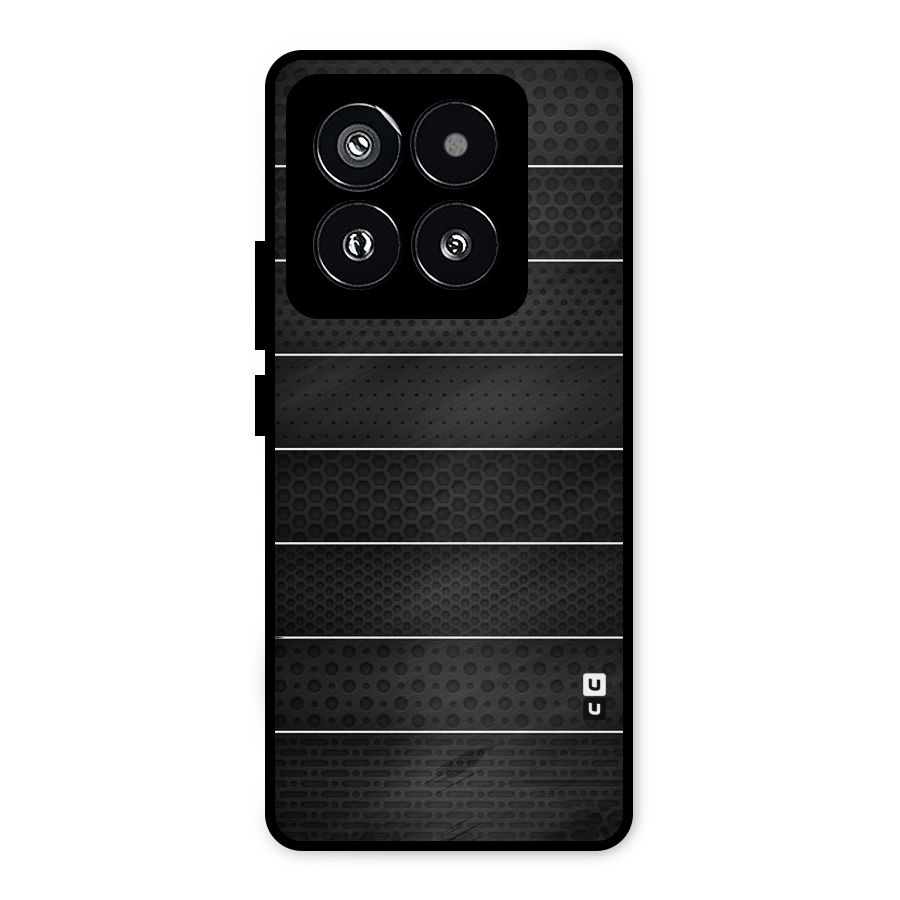 Concrete Stripes Metal Back Case for Xiaomi 14 Pro
