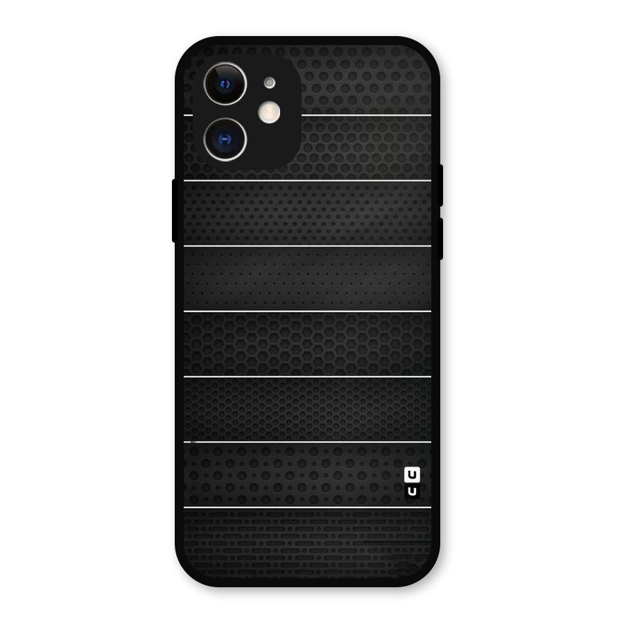 Concrete Stripes Metal Back Case for iPhone 12