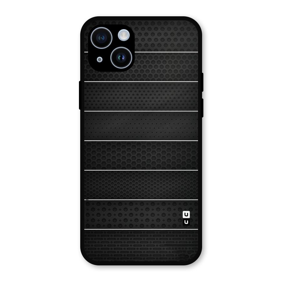 Concrete Stripes Metal Back Case for iPhone 14