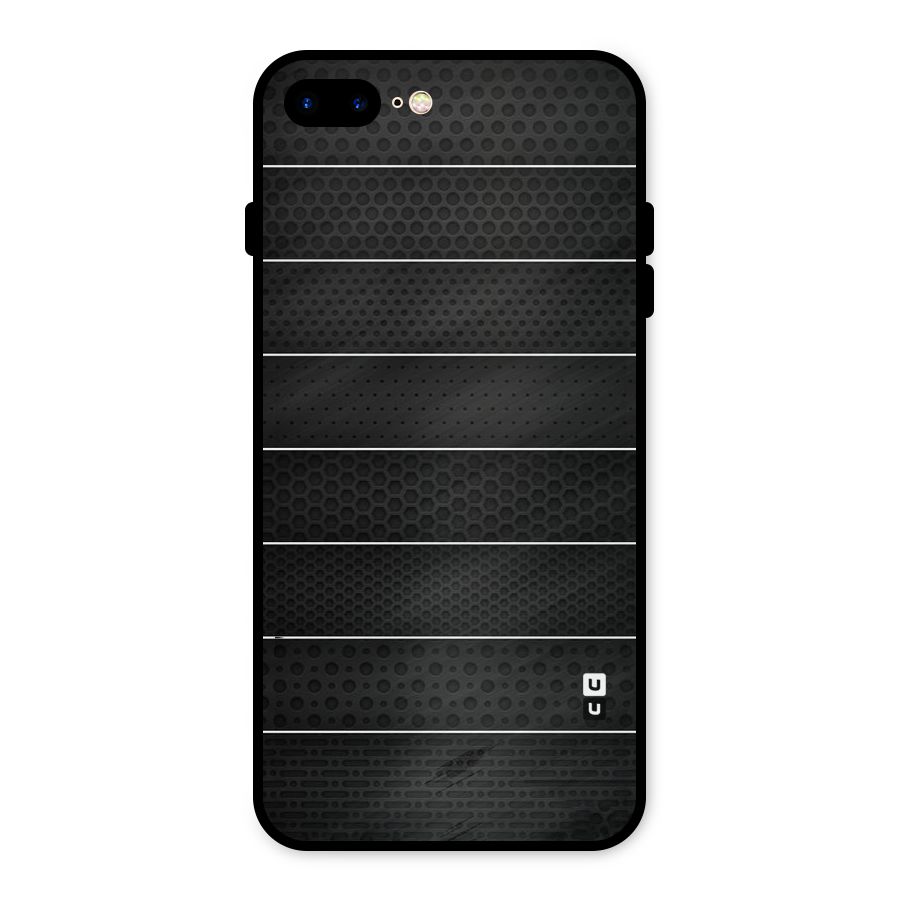Concrete Stripes Metal Back Case for iPhone 8 Plus