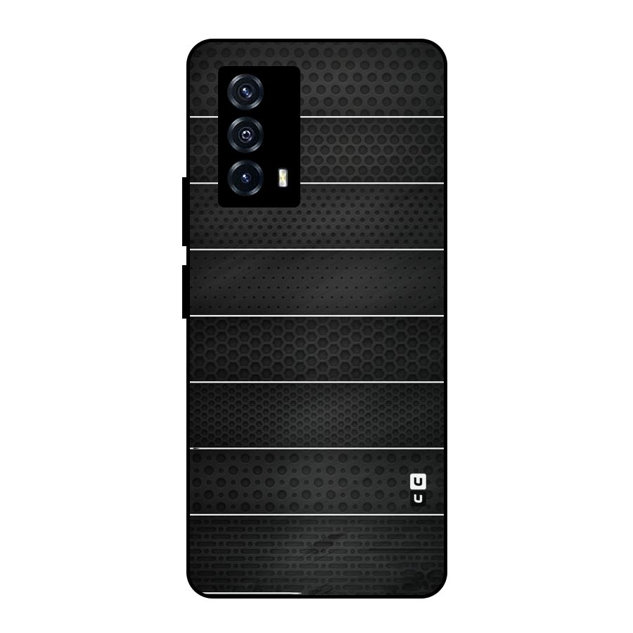 Concrete Stripes Metal Back Case for iQOO Z5