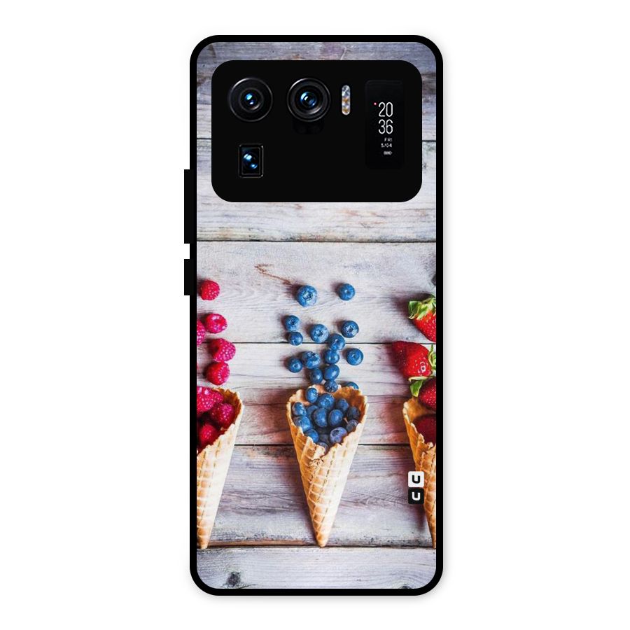 Cone Fruits Design Metal Back Case for Mi 11 Ultra