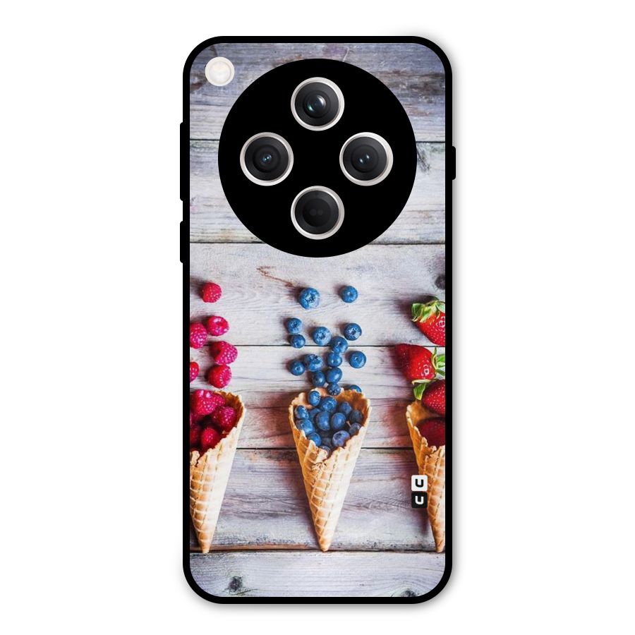 Cone Fruits Design Metal Back Case for Oppo Find X8