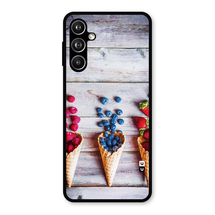 Cone Fruits Design Metal Back Case for Samsung Galaxy M54