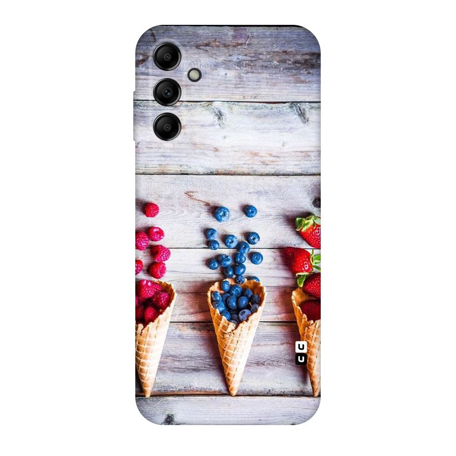 Cone Fruits Design Original Polycarbonate Back Case for Galaxy A14 5G