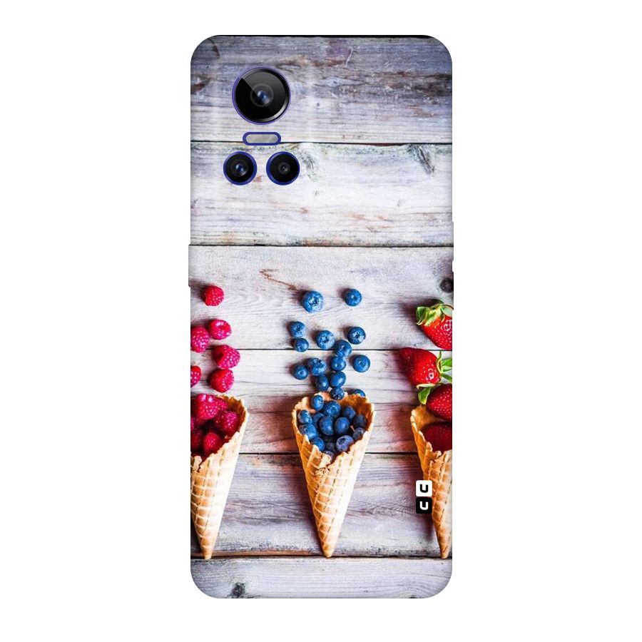 Cone Fruits Design Original Polycarbonate Back Case for Realme GT Neo 3